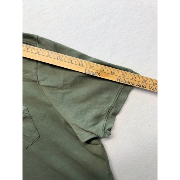 Tahari Men's Classic Polo Olive Green Short Sleeve Collar One Pocket Size XXL - Picture 7 of 9